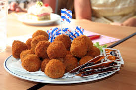 Dutch Party With Bitterballen And Little Flags From Friesland Food Holland Netherlands