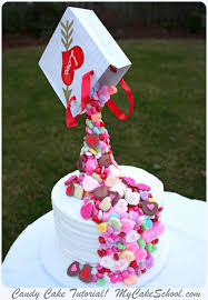 Candy Pour Cake A Gravity Defying Cake Video Tutorial Gravity Defying Cake Gravity Cake Anti Gravity Cake