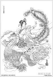 神话人物白描画谱 梁启德 摄影艺术 铁血社区 chinese mythology art china art