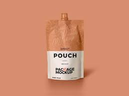 Foil Spout Pouch Mockup Free Package Mockups Pouch Packaging Plastic Bottles Labels Free Packaging Mockup