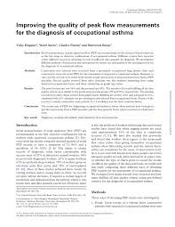 Asthma Peak Flow Meter Chart Template Check Readings Normal