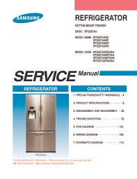 Whirlpool refrigerator wiring diagram wellread. Samsung Refrigerator Service Manual Rfg297aa Applianceassistant Com Applianceassistant Com