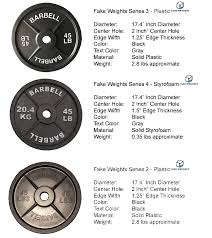 Free weights free weight sets. Fake Weights 45 Lb Barbell Weight Plates 1 Pair Fake Weights
