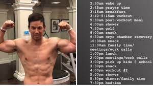 Training for movie pain & gain. Mark Wahlberg Posts Punishing Workout Regime Involving 100c Temperatures And 2 30am Wake Up Alarm Itv News