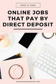 Online Jobs Paid Through A Bank Account Avoid Checks Paypal Fees Online Jobs Job Work From Home Jobs
