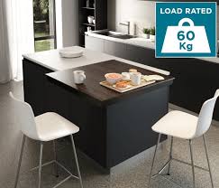 Kitchen island with pull out table. Corner Pull Out Breakfast Bar Buy Online Box15