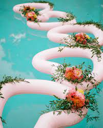 21 Vinyl Ideas That Ll Make Designing Your Wedding Easy Pool Wedding Decorations Pool Wedding Floating Pool Decorations