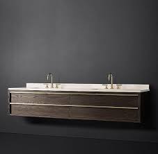 Bathroom sinks get a lot of use. Bezier Double Extra Wide Floating Vanity