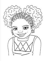 Print out as many as you want and color each one differently! Black Girls Coloring Pages Coloring Home