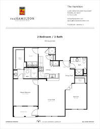 Full size | double bedroom layouts are recommended floor plan strategies for organizing bedrooms based on the standard dimensions of a full size | double bed. Valentino 3 2 Bedroom Floor Plan The Hamilton Luxury Apartment Homes
