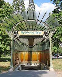 La Station Art Nouveau De La Porte Dauphine Hector Guimard Paris Art Nouveau Architecture Art Nouveau Hector Guimard