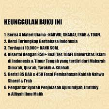 Soal biologi kelas 10 tentang jamur fungi kunci jawaban a. Ilmu Nahwu Sharaf I Rab Toafl Belajar Bahasa Arab Dilengkapi 10 000 Bank Soal Juz 1 Shopee Indonesia