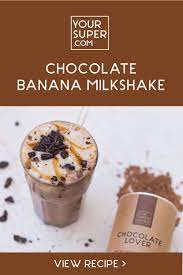 The Best Dairy Free Chocolate Banana Milkshake Recipe Chocolate Banana Milkshake Banana Milkshake Superfood Recipes
