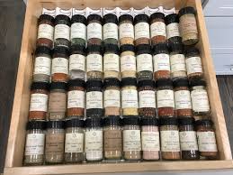 My Spice Drawer Instead Of An Upright Cabinet Snag A Variera Ikea 3 99 It S An Insert For Spice Jars 3 7 8 X 19 Yea Spice Drawer Spice Jars Clean Machine