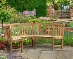 Giantex outdoor wood bench, 4 ft foldable eucalyptus garden bench, two person loveseat chair solid with curved backrest and armrest ideal for patio, porch or balcony (teak) $159 99 save $8.00 with coupon Henley Teak Curved Garden Bench Lindsey Teak