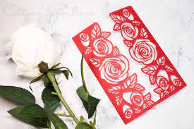 Download Roses Wedding Invitation Template Svg Files For Cricut 517504 Card And Invites Design Bundles