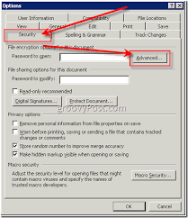 How To Password Protect Microsoft Office 2003 Documents