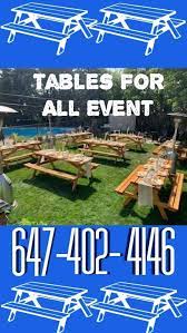 Picnic Tables For All Event Table Rental Service Home Facebook