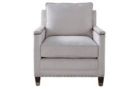 Merrill Club Chair Gray Crypton Upholstered Bedroom Chair Vintage Dining Chairs Club Chairs