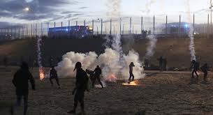 Image result for riot in calais