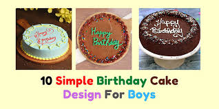 Jan 10, 2019 · walmart's bakery offers birthday cakes for both girls and boys of all ages. Top 10 Simple Birthday Cake Design For Boys Floweraura