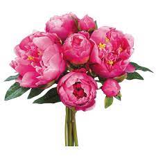 Maybe you would like to learn more about one of these? Silk Peony Wedding Bouquet In Hot Pink Wedding Flowers Pink Peonies Bouquet Peonies Bouquet Flower Bouquet Wedding