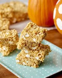 Recipe Pumpkin Spice Rice Krispies Treats Recipe Pumpkin Spice Rice Krispie Treats Rice Krispies Rice Krispy Treats Recipe