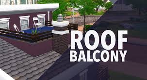 Many builders falter when it comes to building a roof on their sim houses, but it needn't be a chore. The Sims 4 Creative Construction Roof Balcony Diy