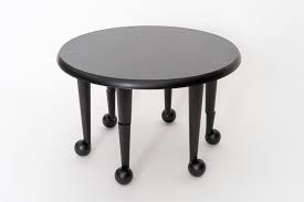 Andrew Finnigan On Instagram Custom Sized Offset Ball Foot Low Table In Ebonized Cherry 24 Top X 15 25 Tall Interiordesign Interiors Design Mo