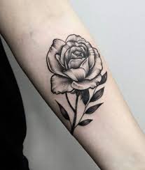 Unlike other rose tattoos for girls, this one depicts a breaking glass covering with the shards still flying, partially covering a rose with a curved stem with its thorns clearly visible. 155 Various Design Ideas For A Rose Tattoo