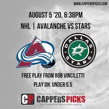 Nfl picks, free nfl picks, free sports picks, football picks, basketball picks, sports betting, college football betting, nfl lines, nfl odds. Cappers Free Picks Free Nhl Hockey Play For Wednesday August 5th 2020 From Pro Rob Vinciletti On The Colorado Avs Vs Dallas Stars Game Tonight Surf On Over To Cp