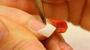 Correct Acrylic Application Zone 1 Free Edge And Smile Line Tutorial Video By Naio Nails Youtube Diy Acrylic Nails French Tip Acrylic Nails Lines On Nails
