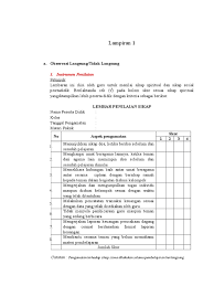 Lembar observasi rpp ( lampiran kti/ptk). Contoh Lampiran Rpp 81a Gabung 103