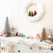 Diy Cotton Ball Wreath Easy Holiday Craft Hallstrom Home