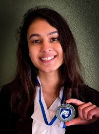 AVS Alumna bags the President...