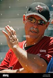Phil Garner, manager of the Houston Astros, waits for the start of the game  against the San Diego Padres, won by the Astros 6-2 at Petco Park, San  Diego, CA, August 22,