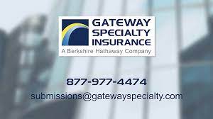 Enter 3079034 when asked for the numerical code. Gateway Specialty Insurance