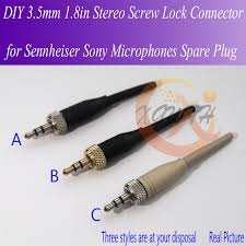 Also keep the wires clear of the contrast dial. Diy 3 5mm 1 8 3 5 Screw Lock Stereo Audio Jack Plug Soldering Connector For Sennheiser Sony Studio Condenser Microphone Microphones Aliexpress