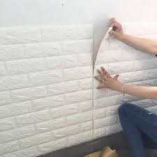 Poppap 3d wall panels foam brick cream grey color painted stone effect wall tiles peel and stick foam planks for living room bedroom tv background wall decor tiles 5 panels 3.7 out of 5 stars 23 $39.98 $ 39. 70 77cm 3d Pe Foam Stone Brick Panel Wall Sticker Home Decor Tv Sofa Wall Art Mural Kids Safty Bedroom Self Adhesive Wallpaper Buy At The Price Of 6 03 In Aliexpress Com Imall Com