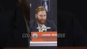 We're Gonna Try To Drag Them Back To Alberta” Connor Brown #nhl #hockey