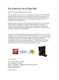 We did not find results for: En El Interior De La Xbox 360 1 Xbox 360 Juegos De Consolas