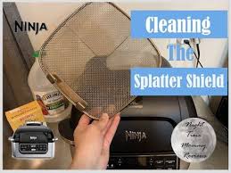 How To Clean Your Ninja Foodi Grill Splatter Shield Youtube In 2020 Ninja Cooking System Best Cleaning Products Grilling