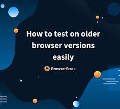 It is designed for an easy and excellent the more you browse, the more data you can save with uc browser. How To Test On Older Browser Versions Easily Browserstack