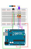 Temperature indicator using RGB LED | https://arduino.fossee.in