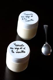 Yaourts Au Lait De Soja Et A La Vanille Sans Lactose Lait De Soja Yaourt Recette Yaourt Maison