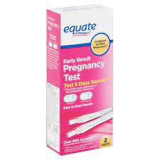 Equate Early Result Pregnancy Test 2 Tests Walmart Com Walmart Com