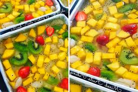 Hanya perlukan 4 bahan sahaja, air, gula, serbuk. Resipi Agar Agar Cermin Yang Mudah Sedap Dimakan Sejuk