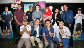 The series ended on 17 december 2017. Barisan Pelakon Oh My English Bro Framestone