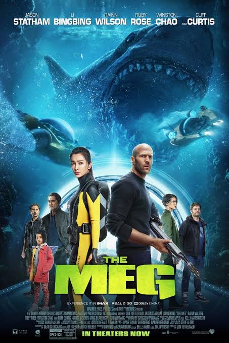 The Meg movie poster (m) - 11" x 17" - Jason Statham - 2018 | eBay