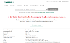 Kaspersky Virus Scanner Detects Trojan Issue 105 Controlzex Controlzex Github